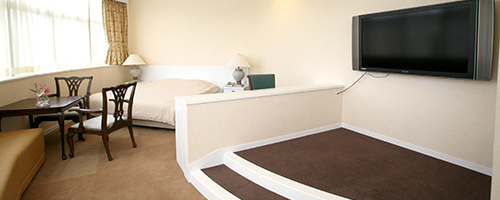 家族利用可の産後ケア室